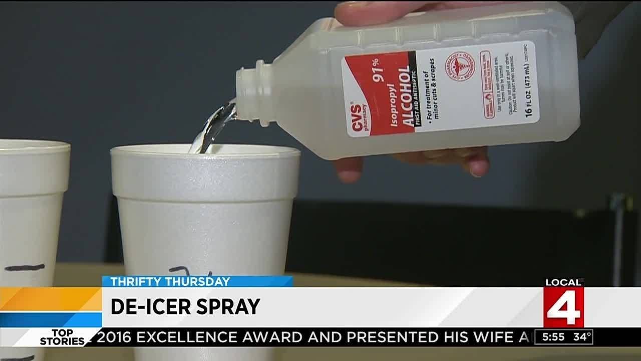 Make Your Own Windshield Defroster Spray 