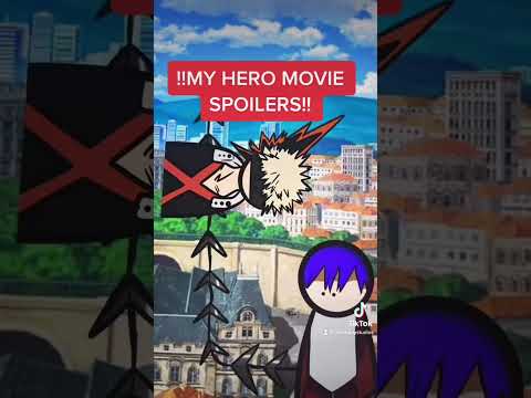 Bakugou fight in the world hero mission movie