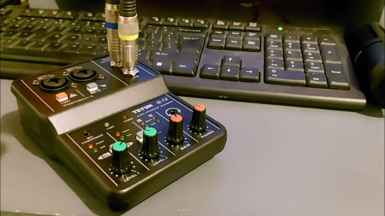 CHEAPEST AUDIO INTERFACE TEYUN Q-12 - YouTube
