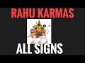 Rahu karmas in all signs north node all signs vedic astrology