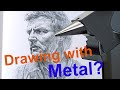 Drawing with metal
