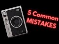 Fujifilm Instax Mini Evo - 5 Common MISTAKES &amp; How to FIX Them