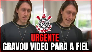 CASSIO ACABOU DE DE GRAVAR VIDEO PARA A TORCIDA DO CORINTHIANS!