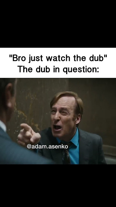 Many have requested a Saul dub so #anime #voiceactor #bettercallsaul #breakingbad