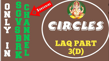 CIRCLES EXERCISE 1A( Solution of THIRD Roman PROBLEMS)