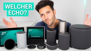 Überblick - Welcher Amazon Echo Lautsprecher ist der richtige für mich? (2018er Generation)