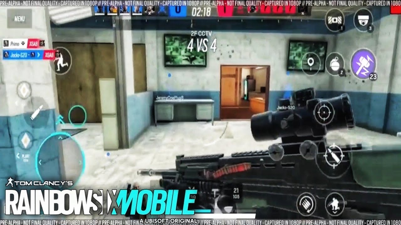 NEW* RAINBOW SIX MOBILE ALPHA GAMEPLAY! (FIRST EVER GAME) 