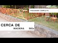 Cómo instalar una CERCA de madera 🌱​🌞​ Programa completo 🔨​ Bricomania