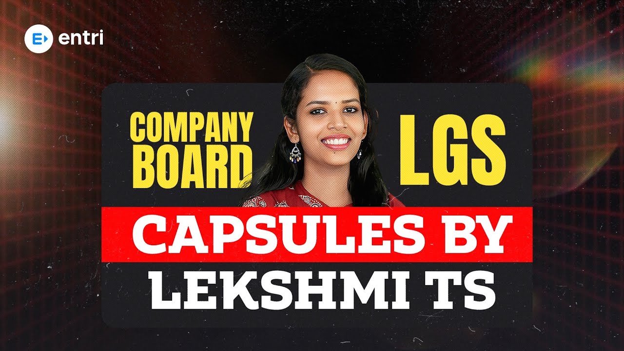 Company board LGS Capsules by Lekshmi miss | Entri 