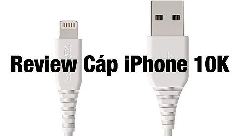 Review Dây Cáp Sạc iPhone Lightning Signalex 1m5 giá 10K [ iMeo ]