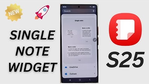 📝 Add a Single Note Widget to Home Screen on Galaxy S25 – Quick & Easy Guide!
