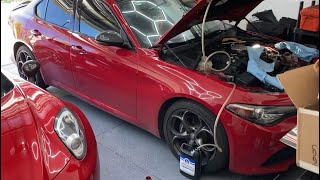 Guilia Turbo Coolant Leak Fix / Repair O-Ring Removal and Replacement Works for Stelvio