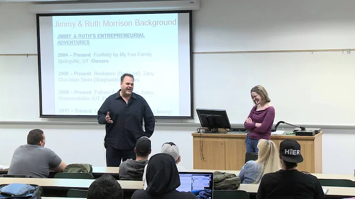 UVU Entrepreneurship Lectures: Jimmy and Ruth Morrison