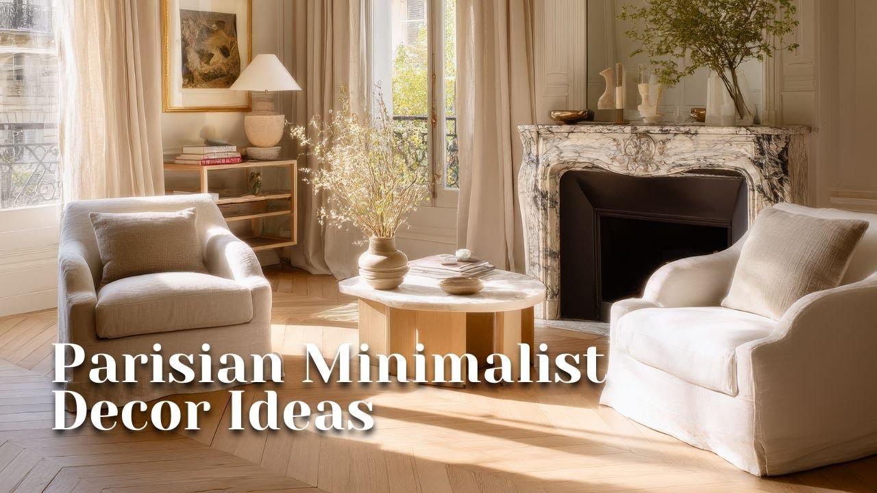 Elegant Parisian Minimalist Decor Ideas to Achieve a Sophisticated ...