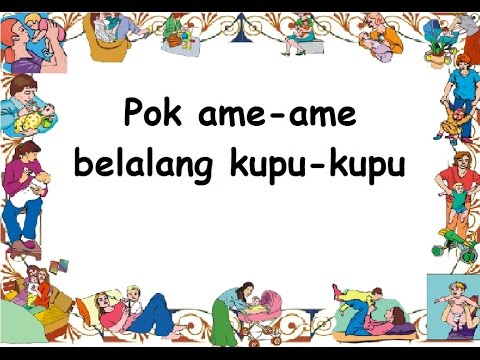 POK AME AME (LIRIK) - Lagu Anak - Cipt. .......... - Musik Pompi S.