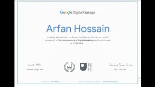 Google Digital Marketing Garage Certification Final Exam Answers | 2022 | Dm course | Blogger Arfan
