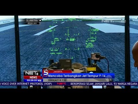 Mencoba Terbangkan Jet