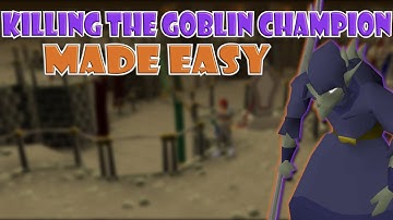 Quick Guide to Killing The Goblin Champion For The Champion Cape in OSRS
