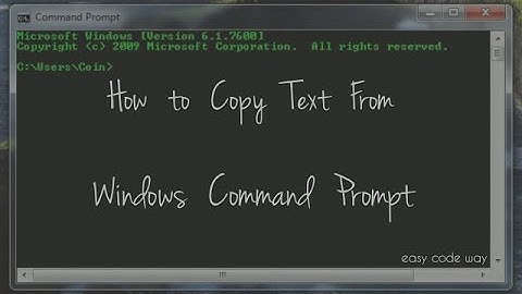 How To Save The Output Of A CMD Command To A Text File Or To The Clipboard In Windows