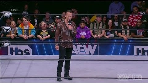 AEW Dynamite 3/8/2023 - Ricky Starks Celerbrates His Victory Over Chris Jericho At Revolution