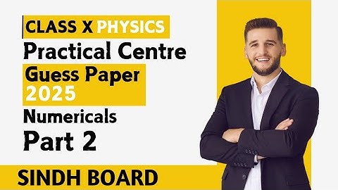 Class X Phy | PC Guess Paper 2025 | Numerical Solved Part 2