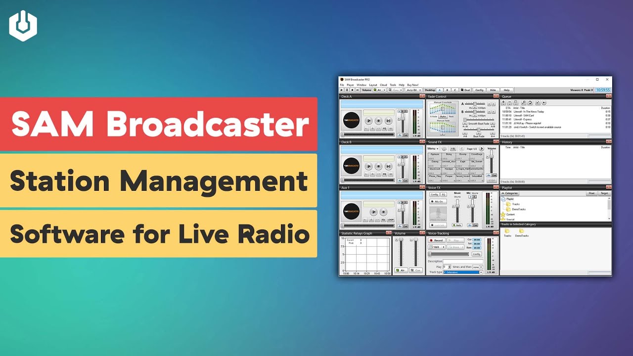 Update SAM Broadcaster PRO: Powerful Station Management Playout Software for Live Radio