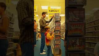 Dad and son experience Blockbuster in 2026 #nostalgia #then vs now #shocked