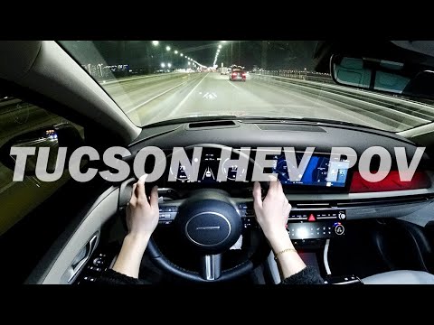 2024 현대 투싼 하이브리드 야간 주행, <strong>HYUNDAI</strong> <strong>TUCSON</strong> HYBRID POV Night Drive