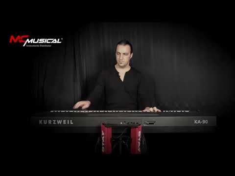 Портативне цифрове піаніно Kurzweil KA-90, видео 2