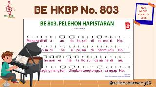 BE 803 |  PELEHON HAPISTARANMI | Not, Musik, Lirik & Vocal | Buku Ende HKBP Nomor 803