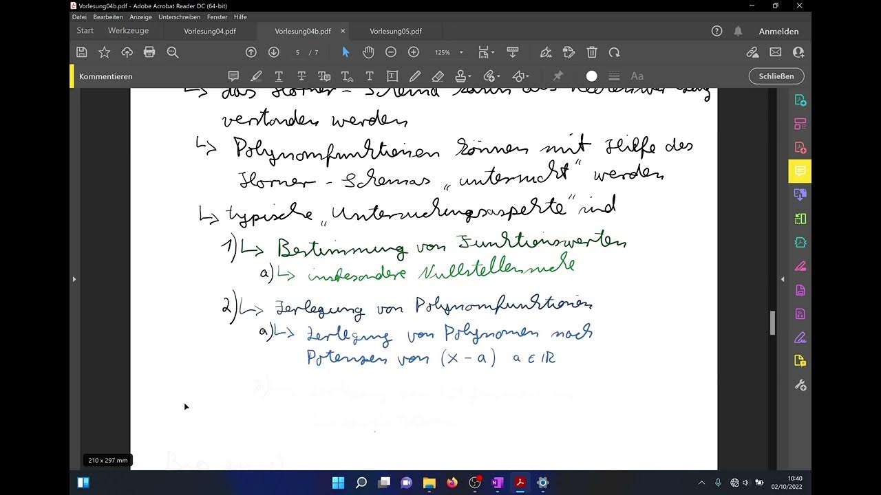 05 Horner Schema - YouTube