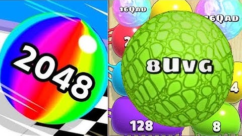 Blob Merge 3D [ Unlocked 8UvG ] vs Ball Run 2048 Infinity Mode Challenge #ballgamezone