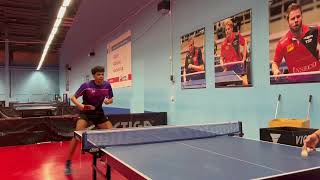Butterfly Training Tips with Angel Naranjo - Backhand Loop from Middle & Forehand