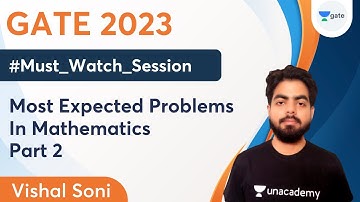 Most Expected Problems In Mathematics- Part 2 | Vishal Soni | Kreatryx GATE