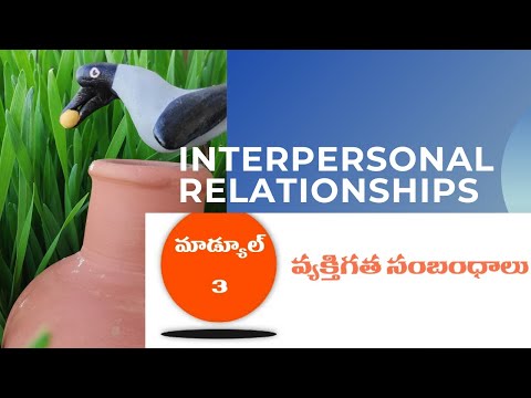 SHP MODULE:3 INTERPERSONAL RELATIONSHIPS