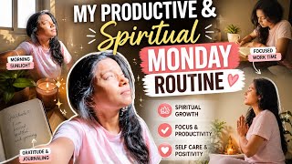 My Productive &amp; Spiritual Monday routine 🙏🏻🌸❤️| Full day Vlog 
