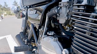 大型旧車バイクKZ1000 トーキョー鉄管マフラー音 #norikh250 - YouTube