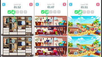 TAP TAP DIFFERENCES - Gameplay Walkthrough Level 61 - 90