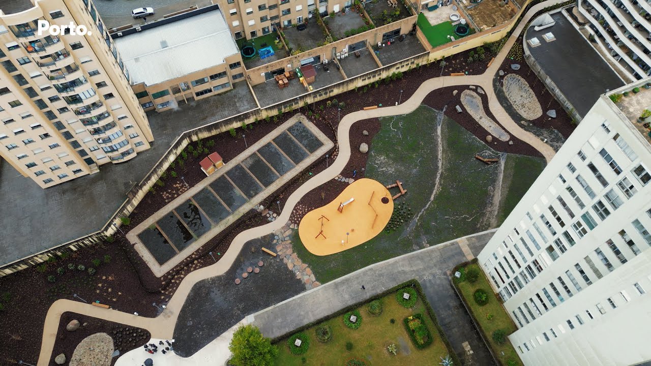 Novo jardim liga ruas de Santa Luzia e Senhora do Porto