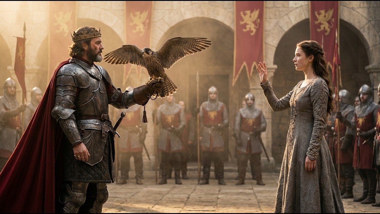 Der tödlichste Falke des Alpha-Königs weigerte sich zu jagen — bis sie ihre Hand hob