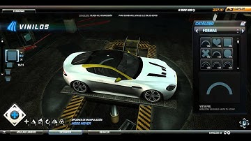 NFSW-  TUTORIAL VINYL ASTON MARTIN VENTAGE
