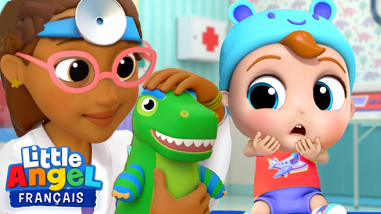 Bebe Dino Chez Le Docteur Comptines Pour Bebe Little Angel Youtube