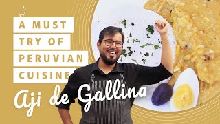 AJI DE GALLINA | A MUST TRY PERUVIAN DISH | Yellow creamy Peruvian sauce with chicken