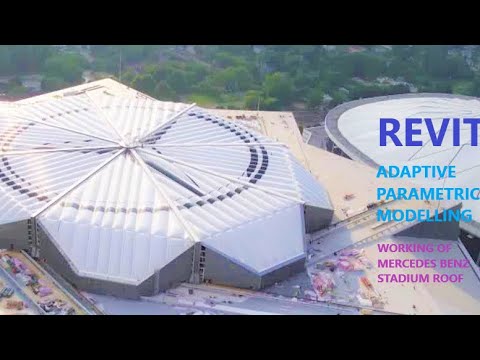 Revit Adaptive Parametric Design Tutorial ( Benz Stadium Roof Design ...