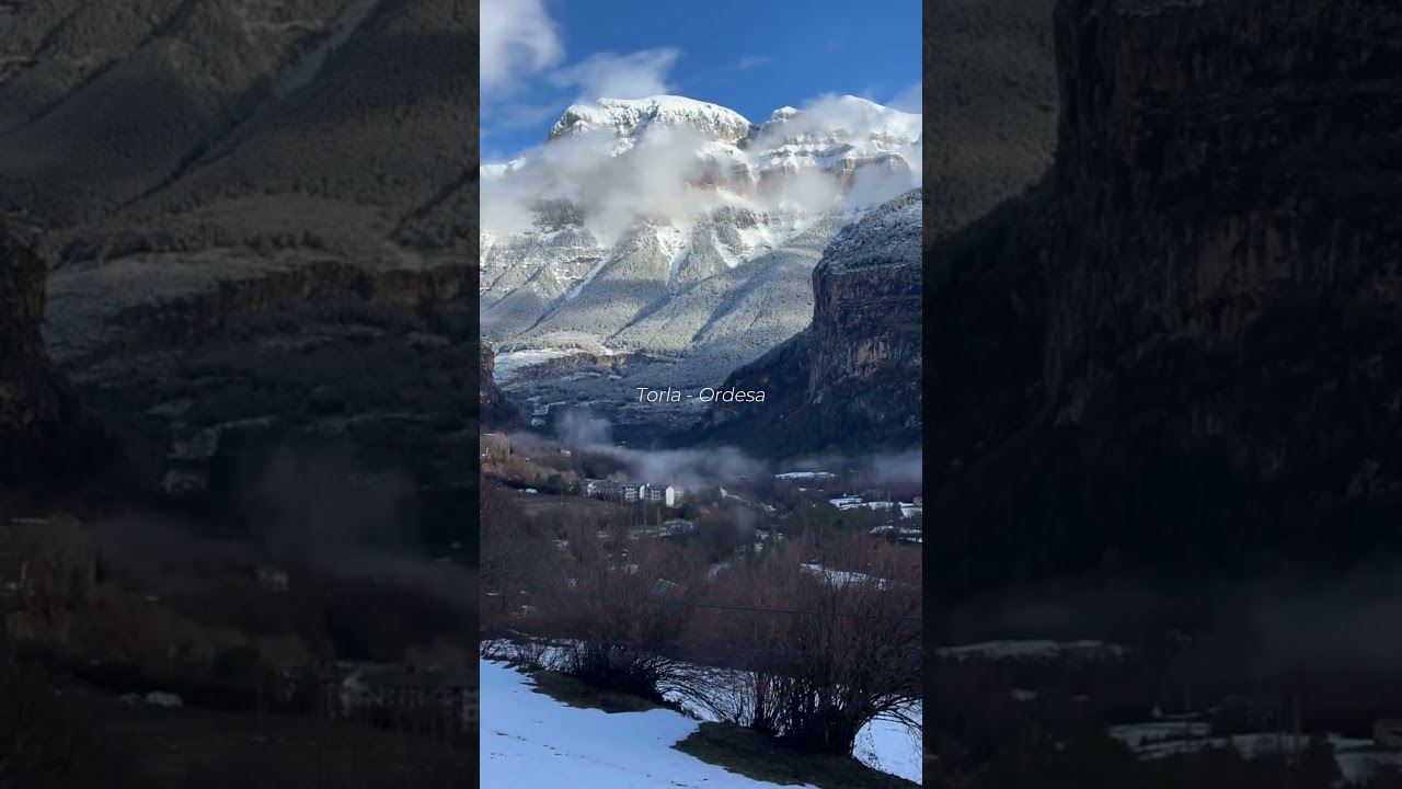 Torla-Ordesa nevado: invierno en el Pirineo y máxima precaución ❄️⚠️