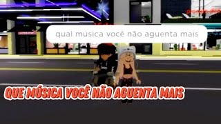 QUAL MÚSICA QUE VOCÊ NÃO AGUENTA MAIS? - Brookhaven RP Roblox - Amanda Games