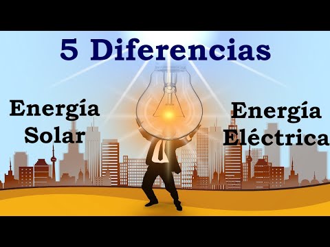 Vídeo: Diferencia Entre Energía Eléctrica Y Energía Eléctrica