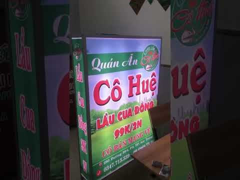 Bảng” Lẩu cua đồng 99k nha mọi người “. Sóc Trăng.
