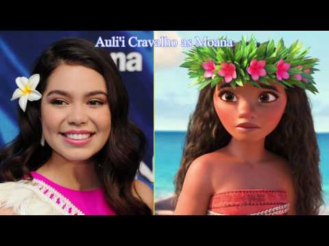 Moana cast - The Voices Behind 'Moana'
