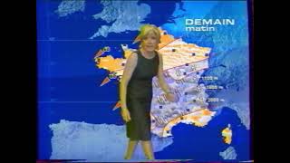 Météo TF1 du 4 Avril 2006 (Évelyne Dhéliat)